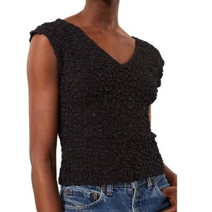 Mara Hoffman Black Poppy Top S NWT